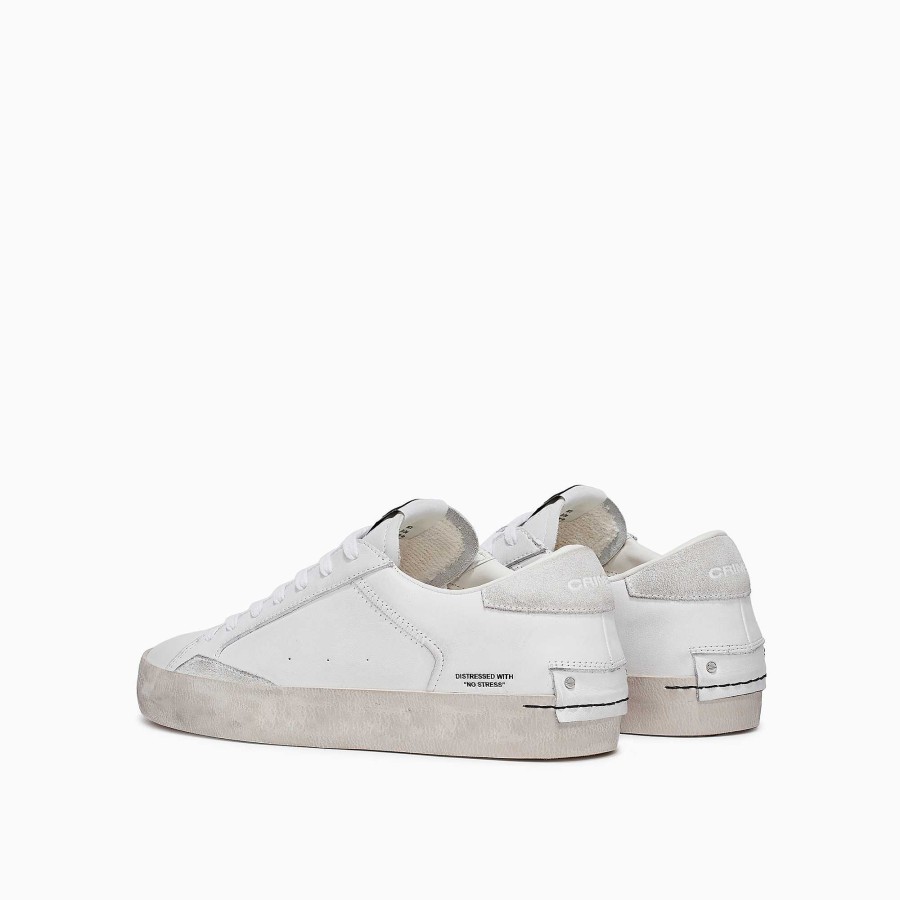 Man Crime London | Distressed White