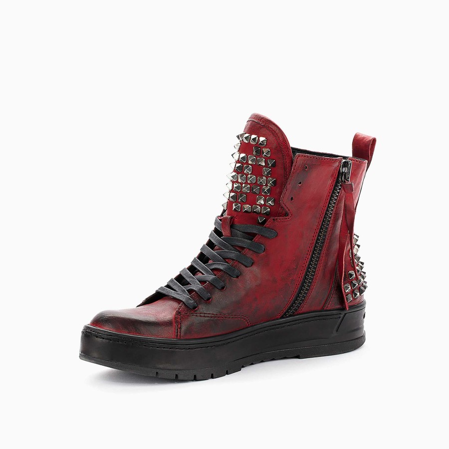 Woman Crime London | Sneaker Boots Red