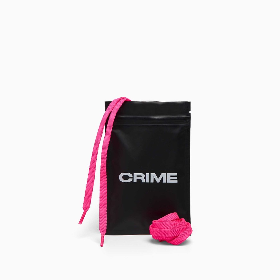 Laces Crime London | Crime Shoeslaces Hot Pink