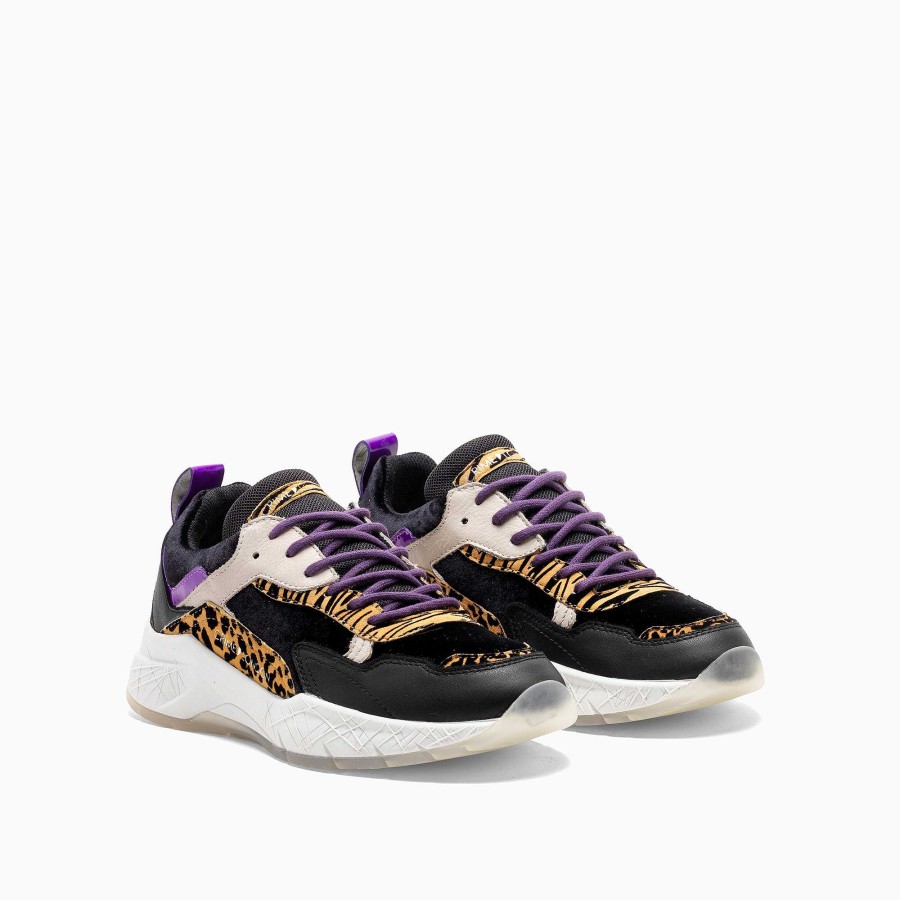 Woman Crime London | Tech Runner Black-Animalier