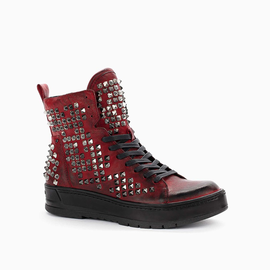 Woman Crime London | Sneaker Boots Red