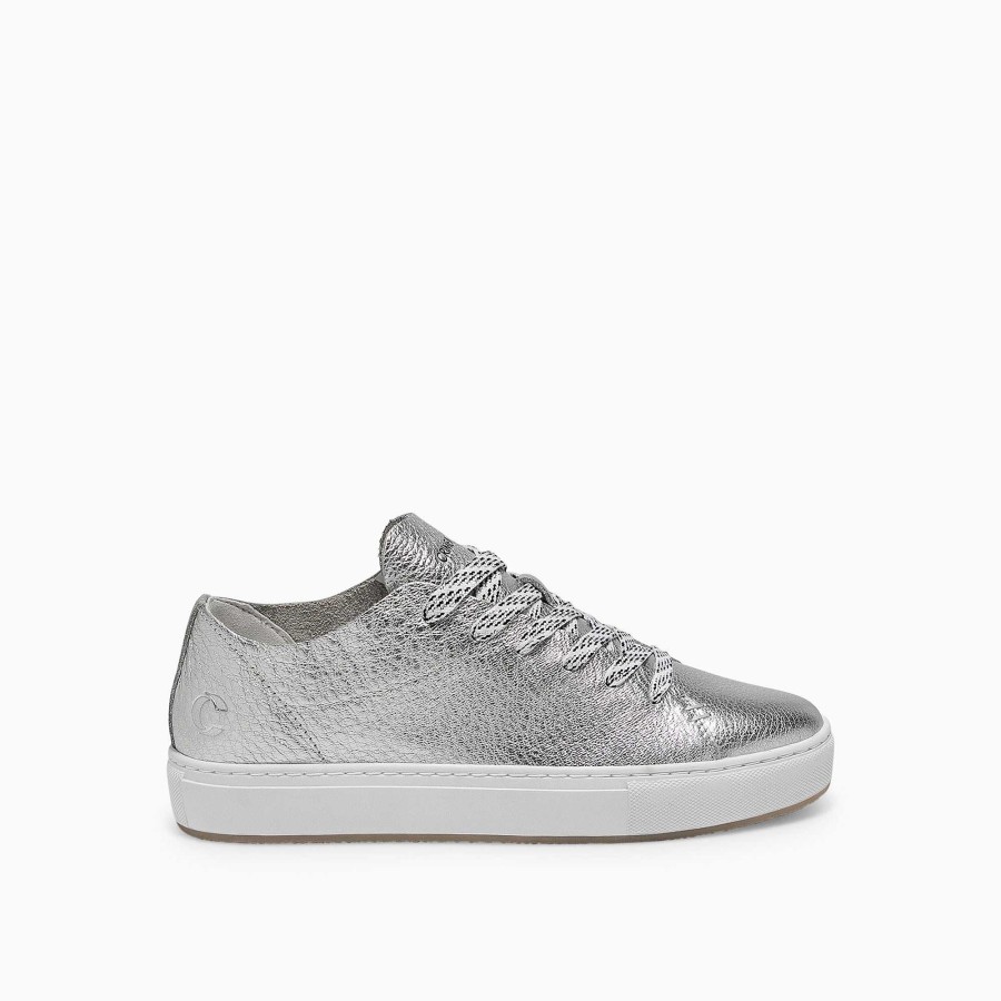 Woman Crime London | Low Top Raw Silver