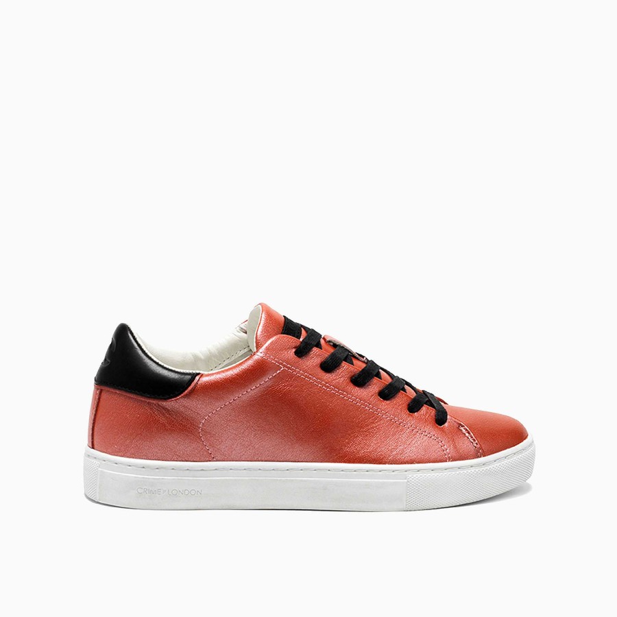 Woman Crime London | Low Top Essential Leather Red