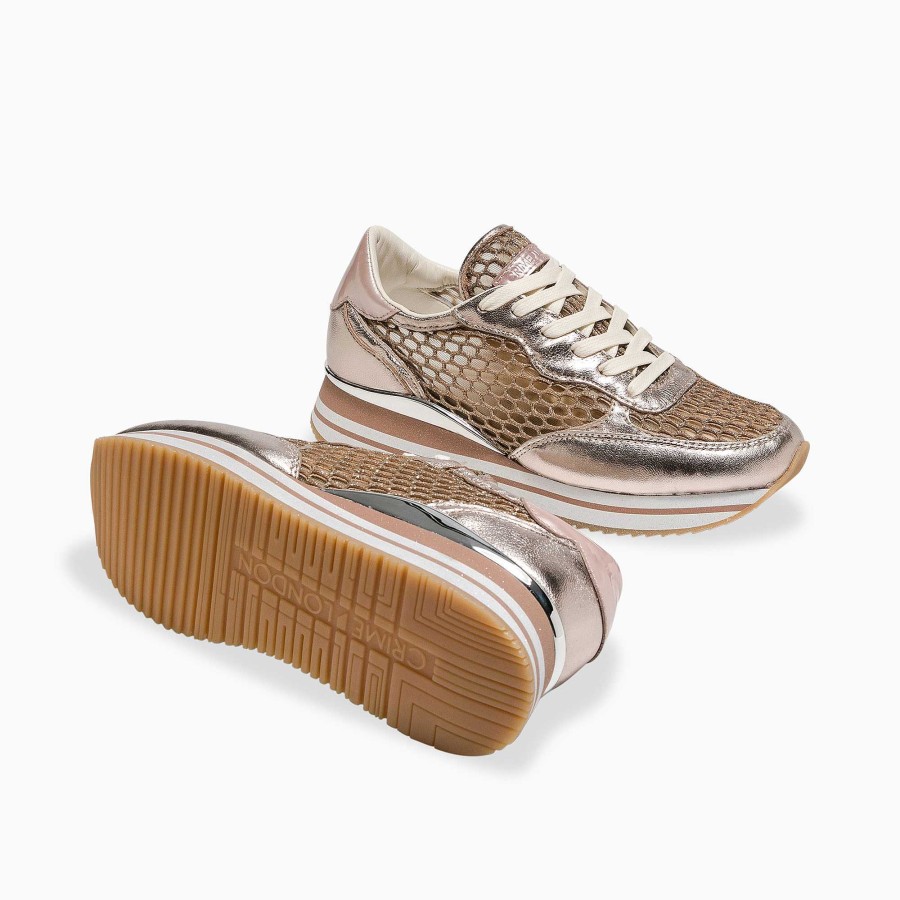 Woman Crime London | Stripe Runner Rose Gold