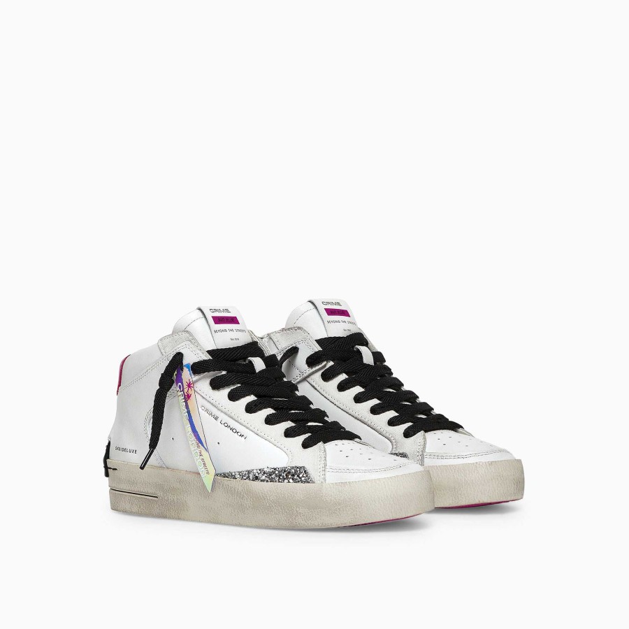 Woman Crime London | Sk8 Deluxe Mid Rainbow Plum