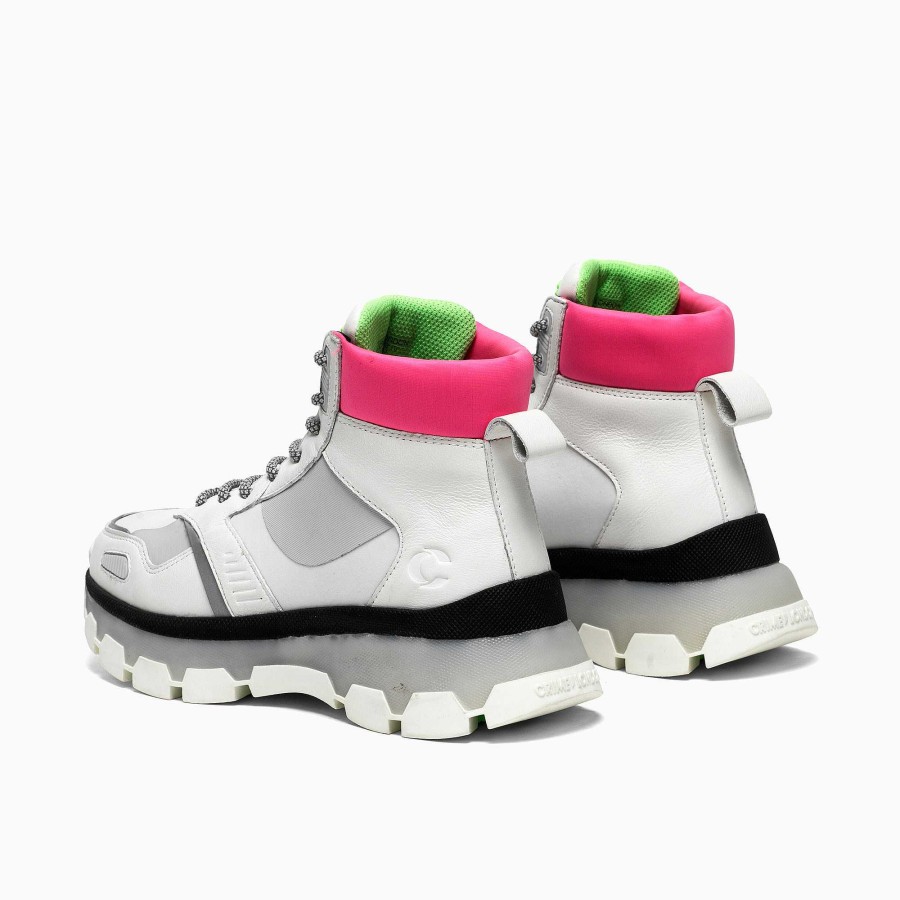 Woman Crime London | Complex White-Pink Neon