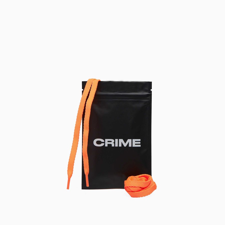 Laces Crime London | Crime Shoeslaces Orange Flame