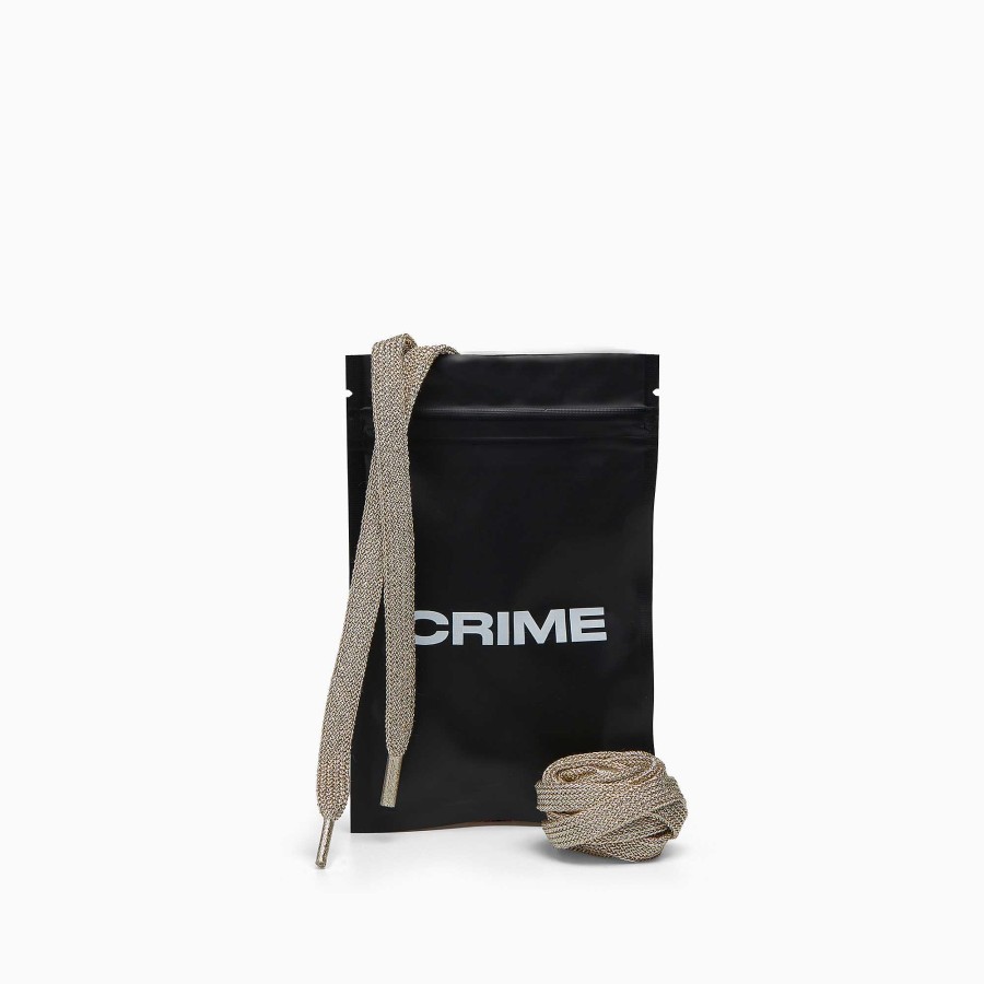 Laces Crime London | Crime Shoeslaces Gold