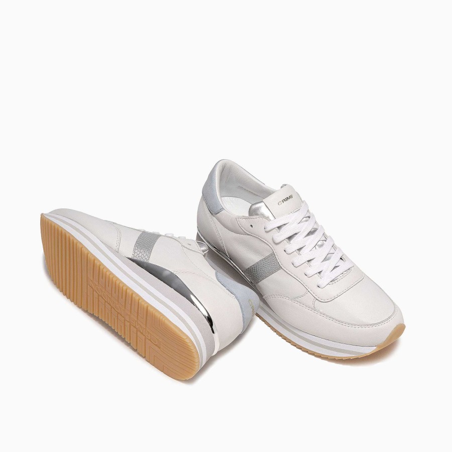 Woman Crime London | Stripe Runner White