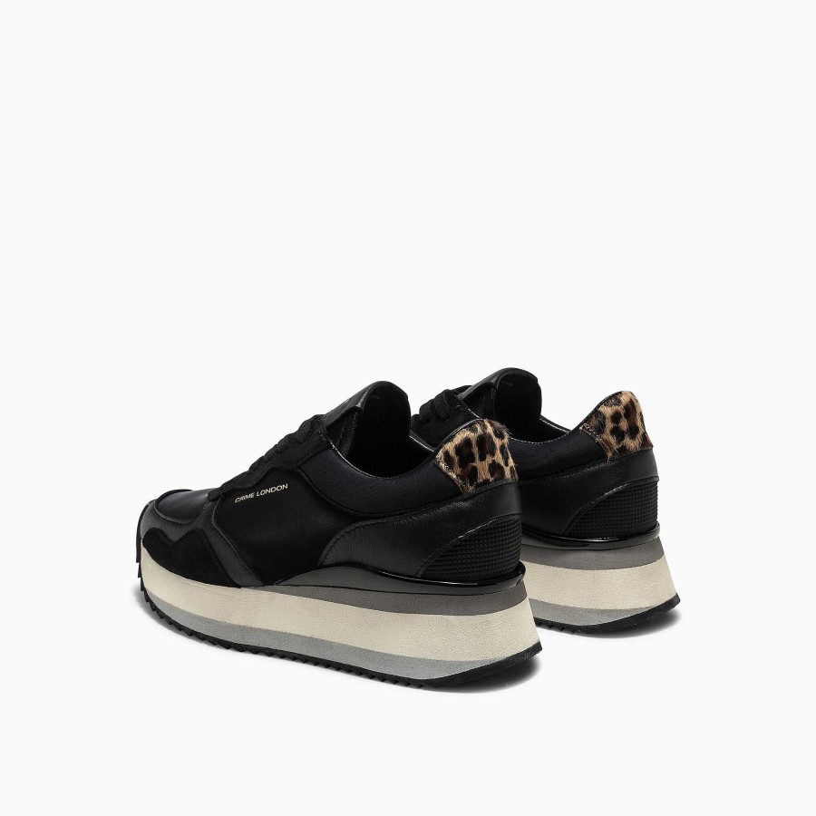 Woman Crime London | Stripe Runner Black