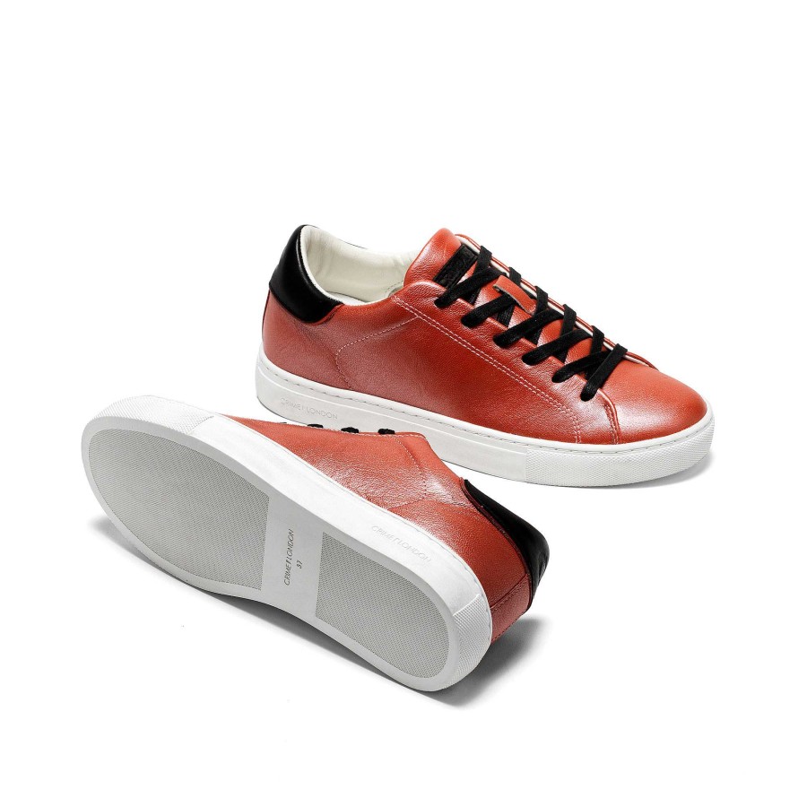 Woman Crime London | Low Top Essential Leather Red