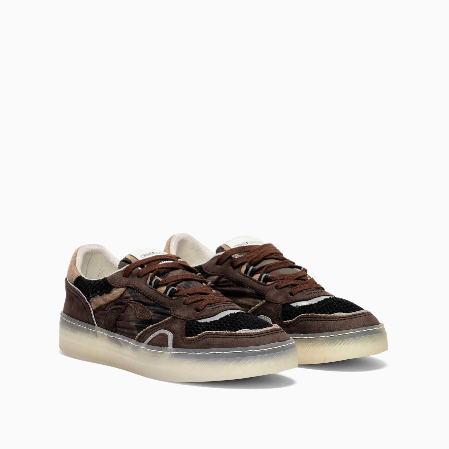 Man Crime London | Low Top Off Court Brown