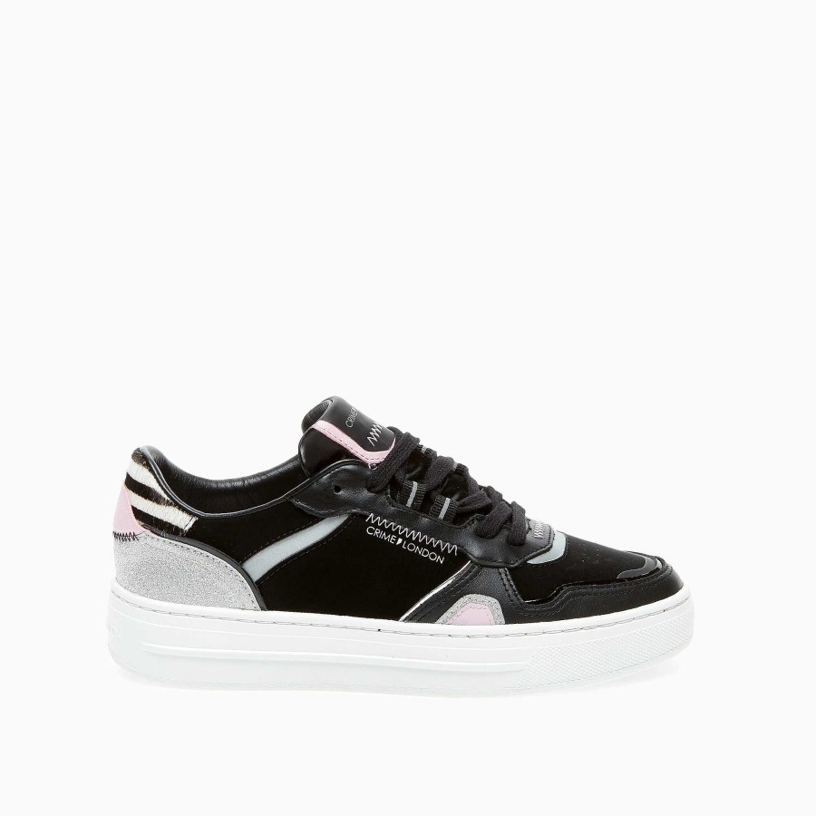 Woman Crime London | Low Top Off Court Black-Zebra