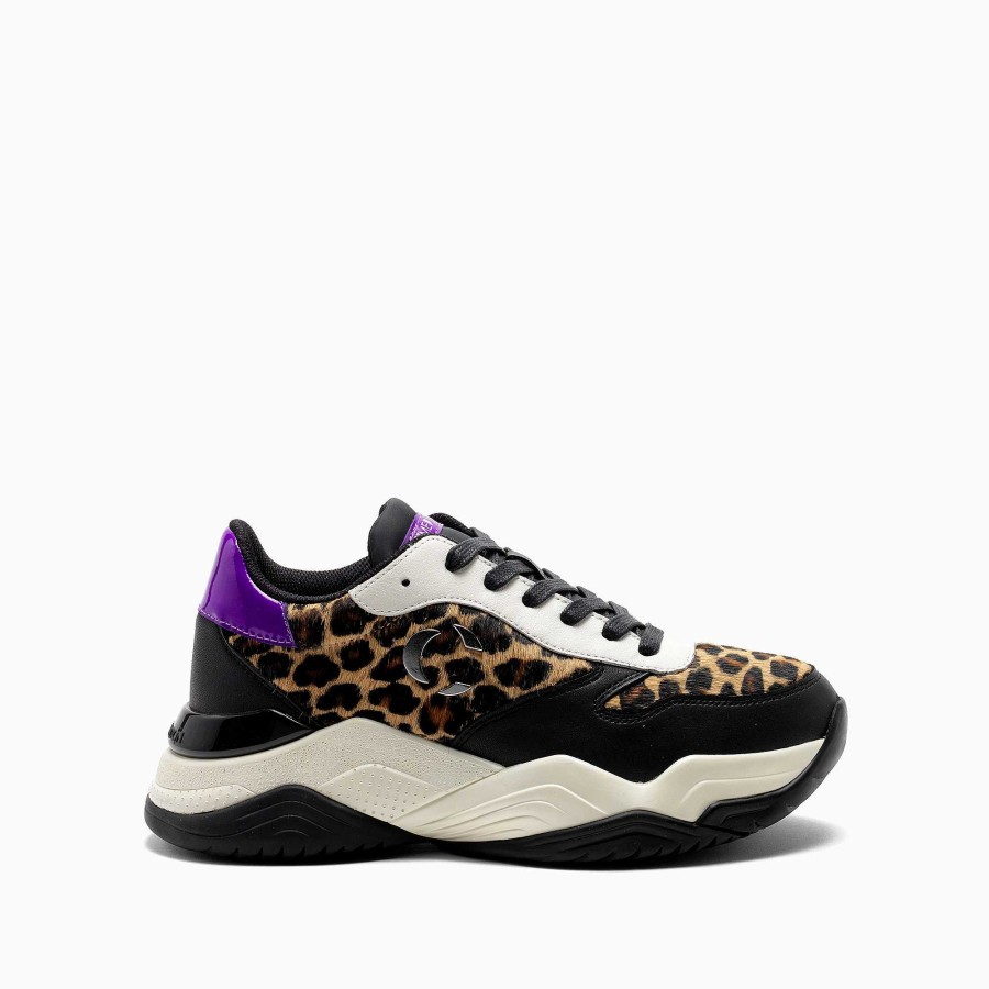 Woman Crime London | Low Top Chunky Black-Animalier