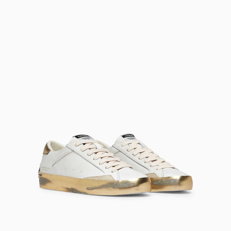 Woman Crime London | Distressed Metallic Gold